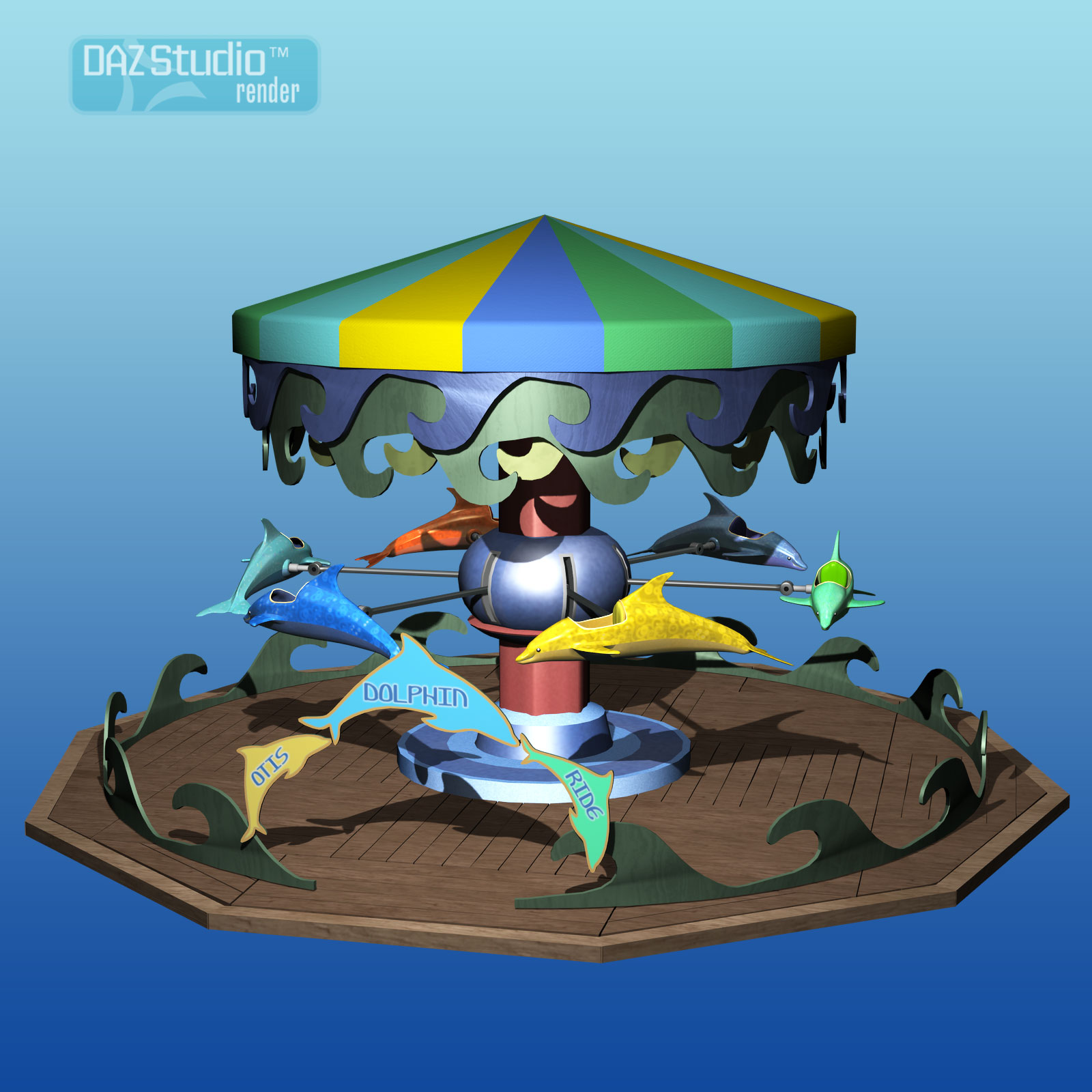 Otis Carnival Fun Fair Dolphin Ride by N/A