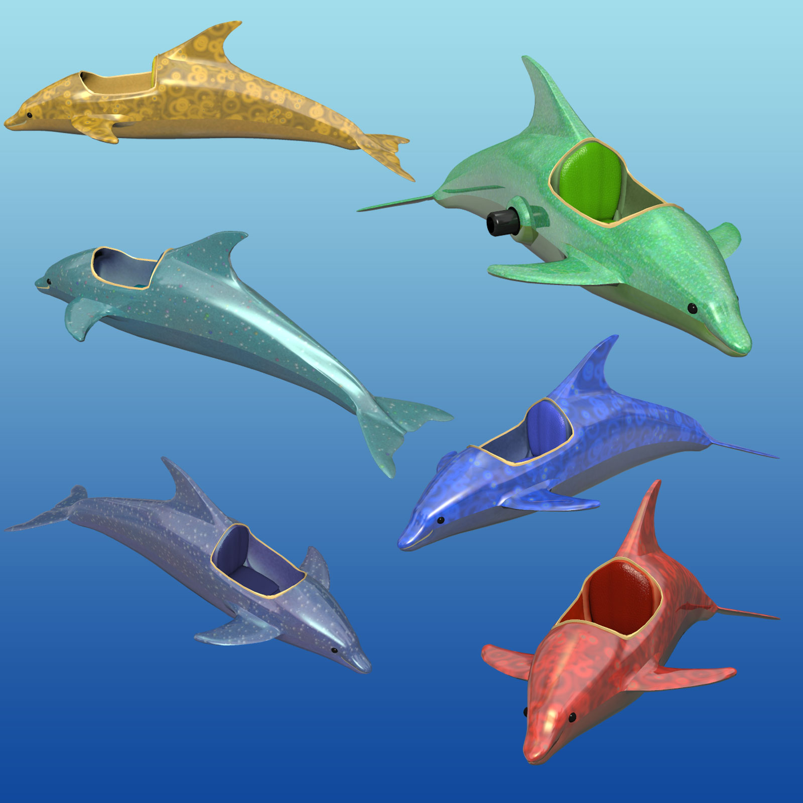 Otis Carnival Fun Fair Dolphin Ride by N/A