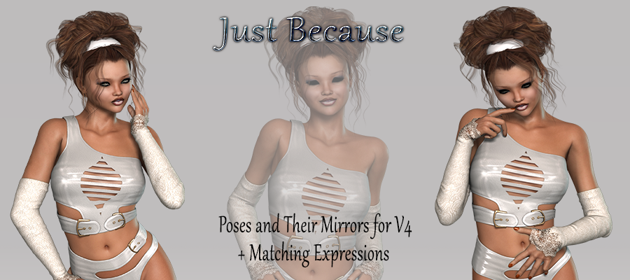 Just Because Poses and Expressions for V4 by N/A