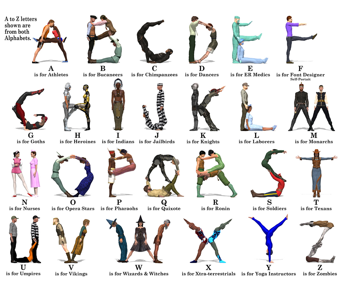 Alphabet Action by N/A