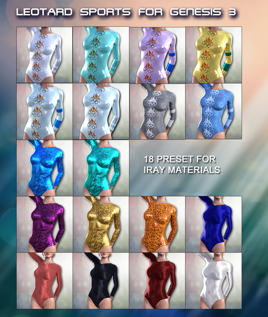 LEOTARD SPORTS for Genesis 3 Female(s) by N/A