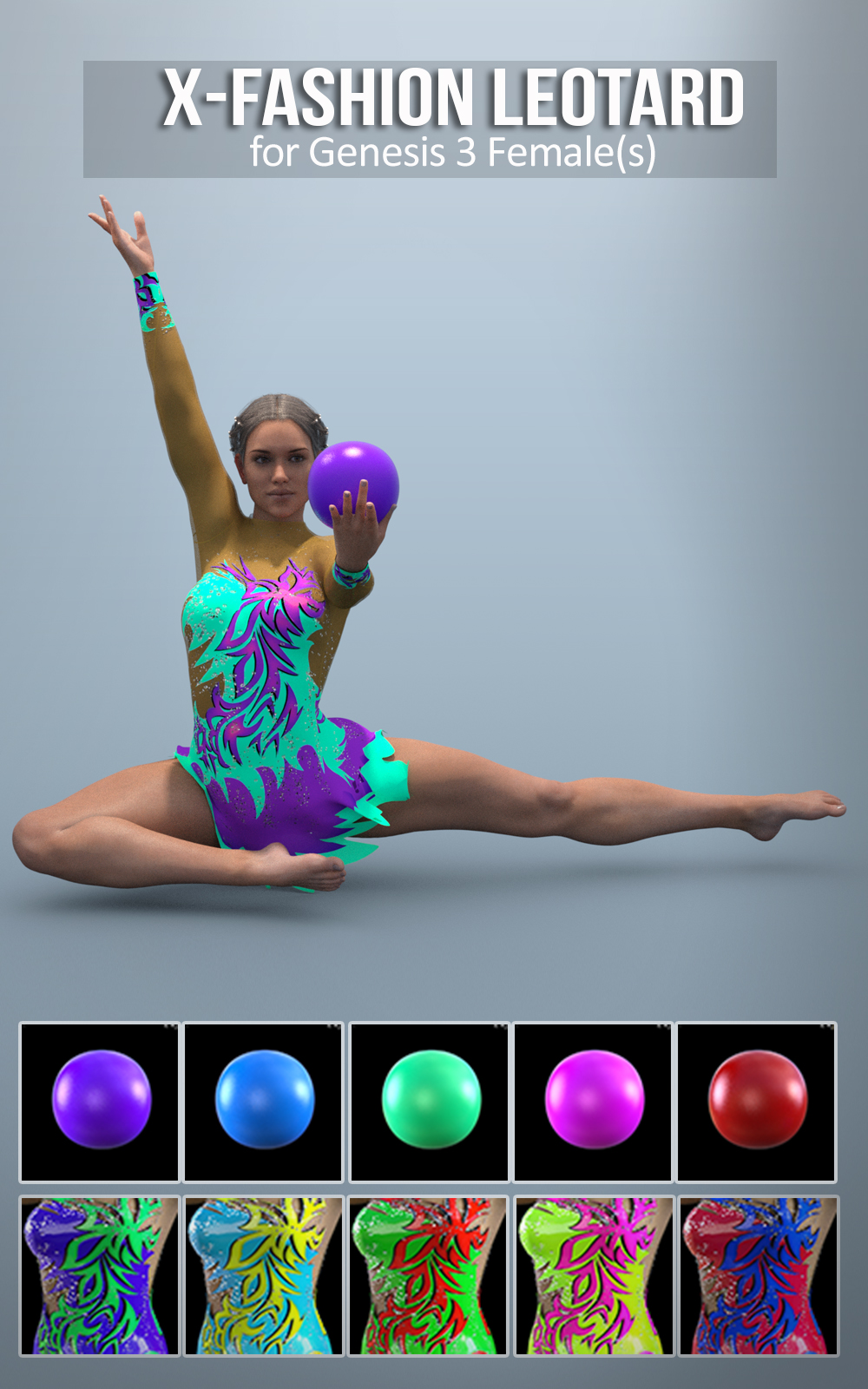 X_Fashion Leotard for G3F by N/A