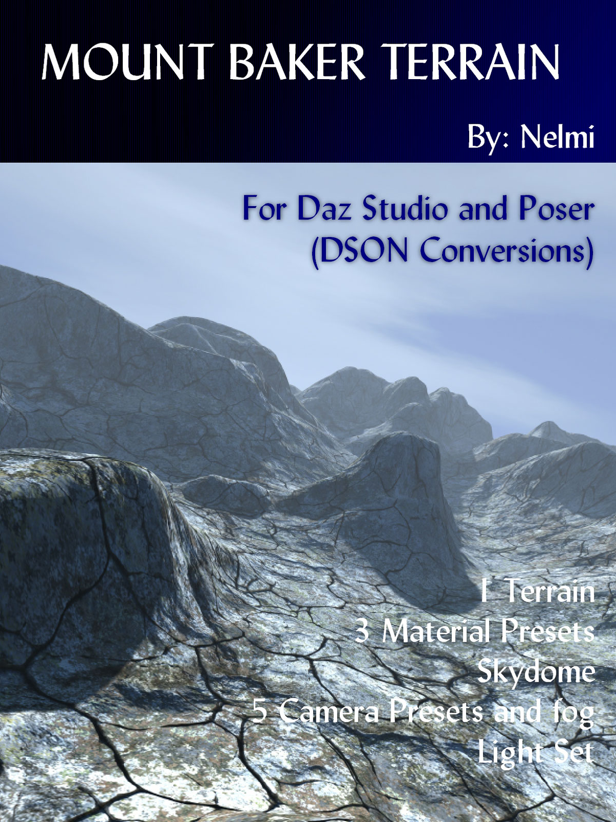 Mount Baker - Terrain for Daz Studio and Poser by N/A