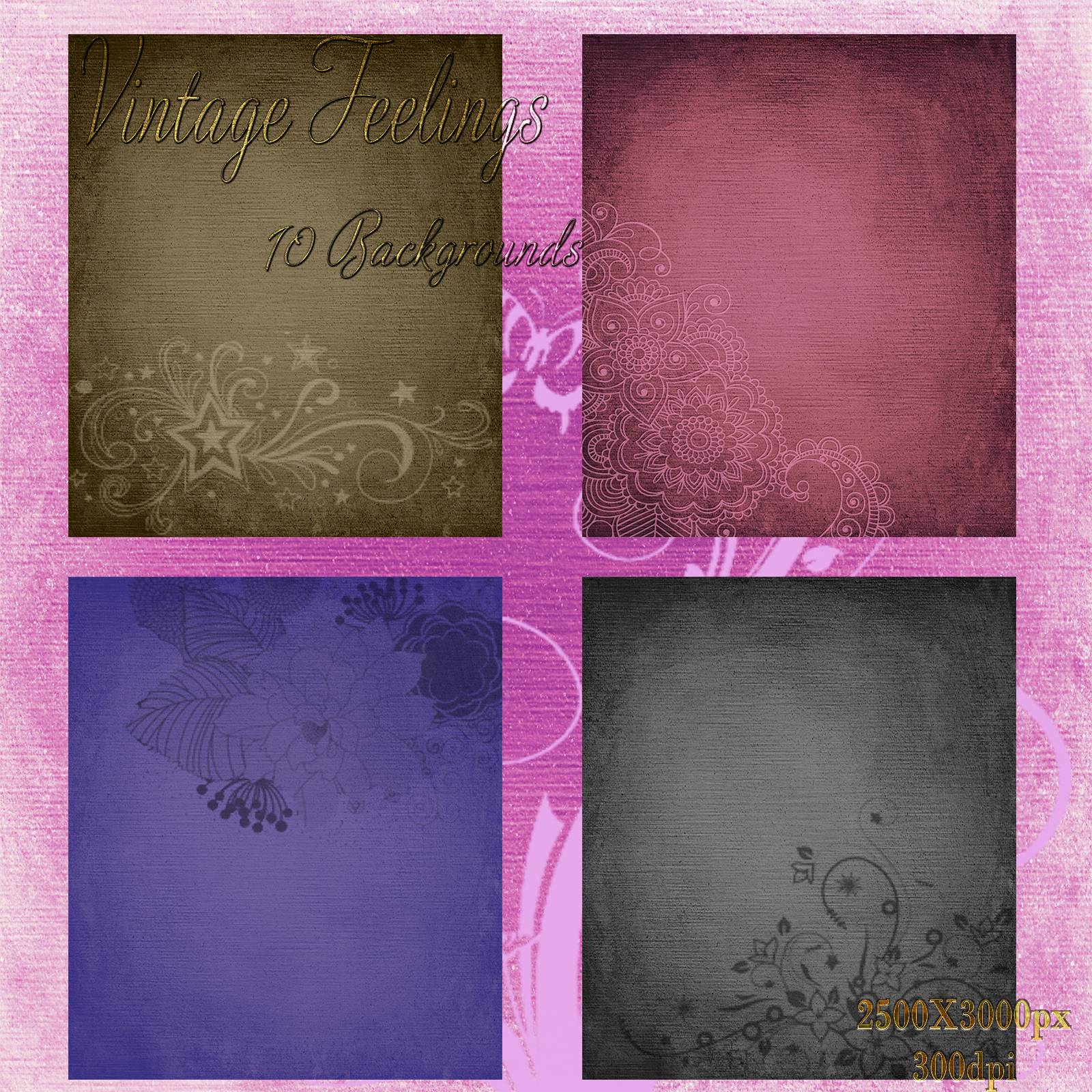 Vintage Feelings Backgroungs by N/A