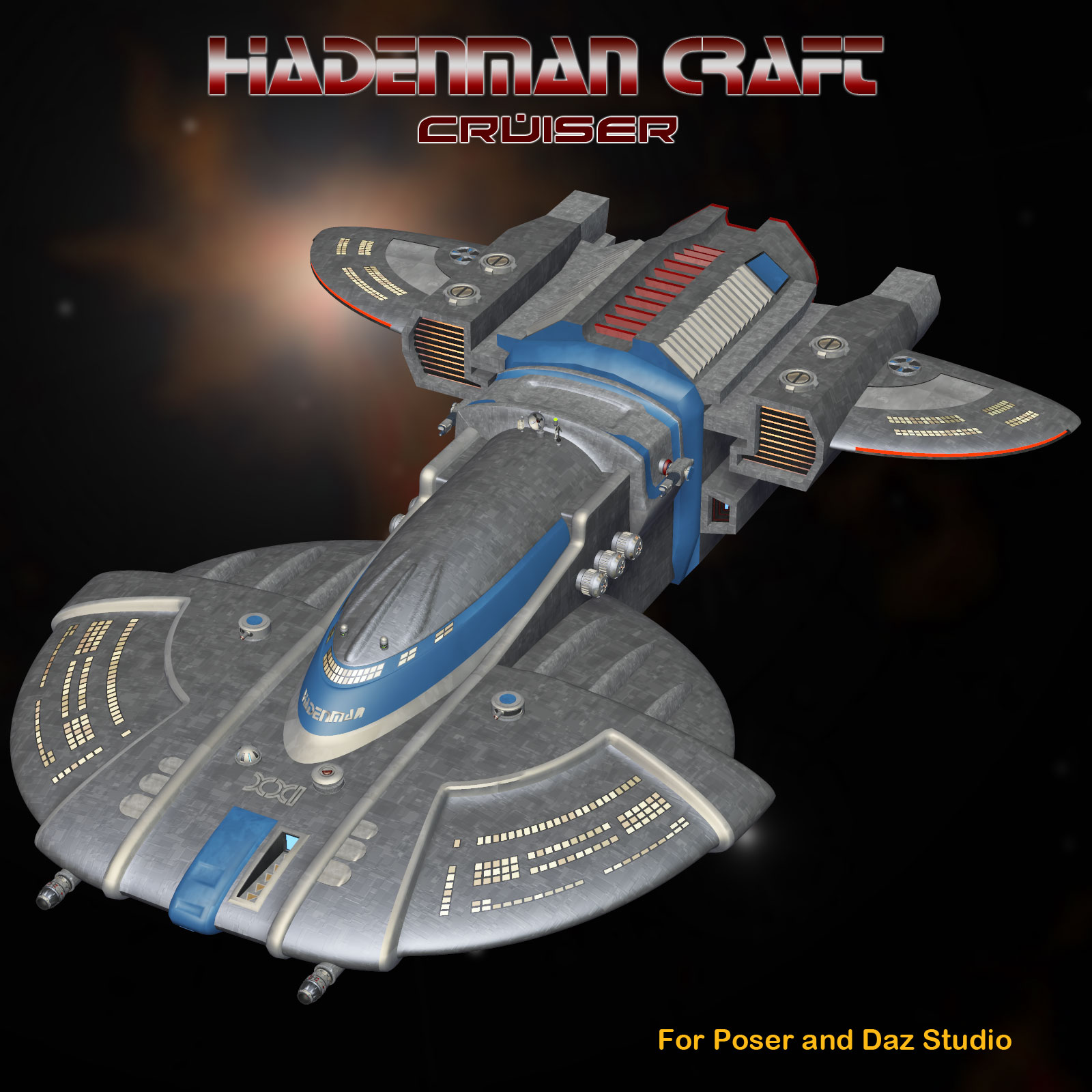 Sci-Fi Craft Hadenman Cruiser by N/A