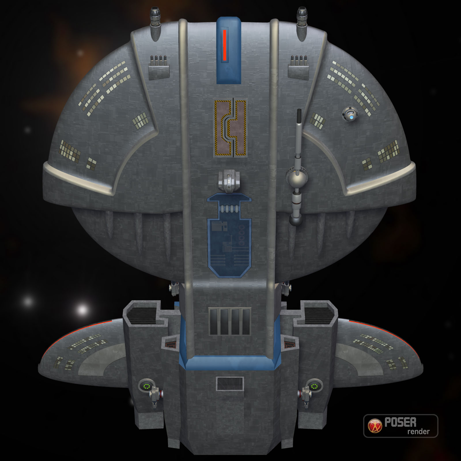 Sci-Fi Craft Hadenman Cruiser by N/A