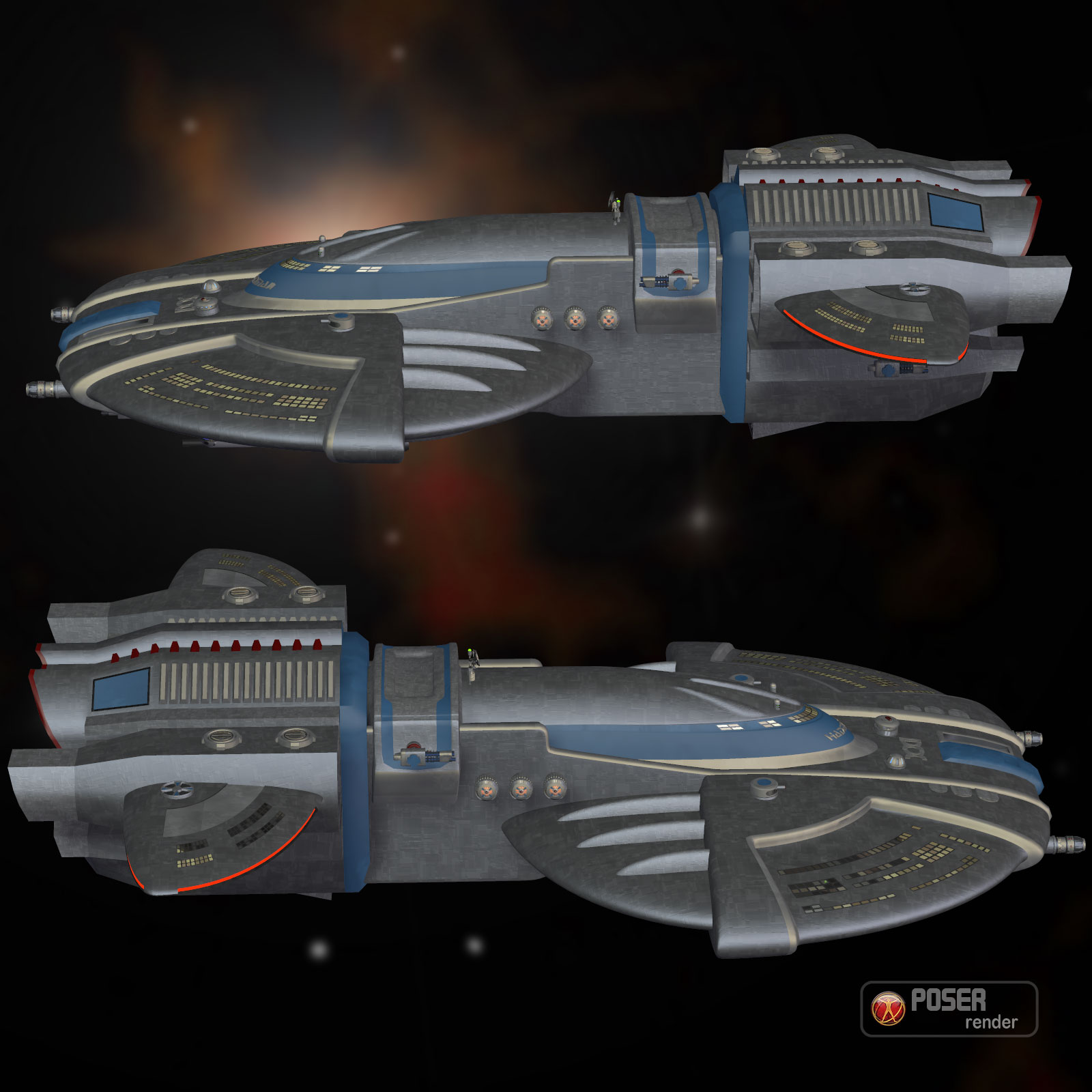 Sci-Fi Craft Hadenman Cruiser by N/A