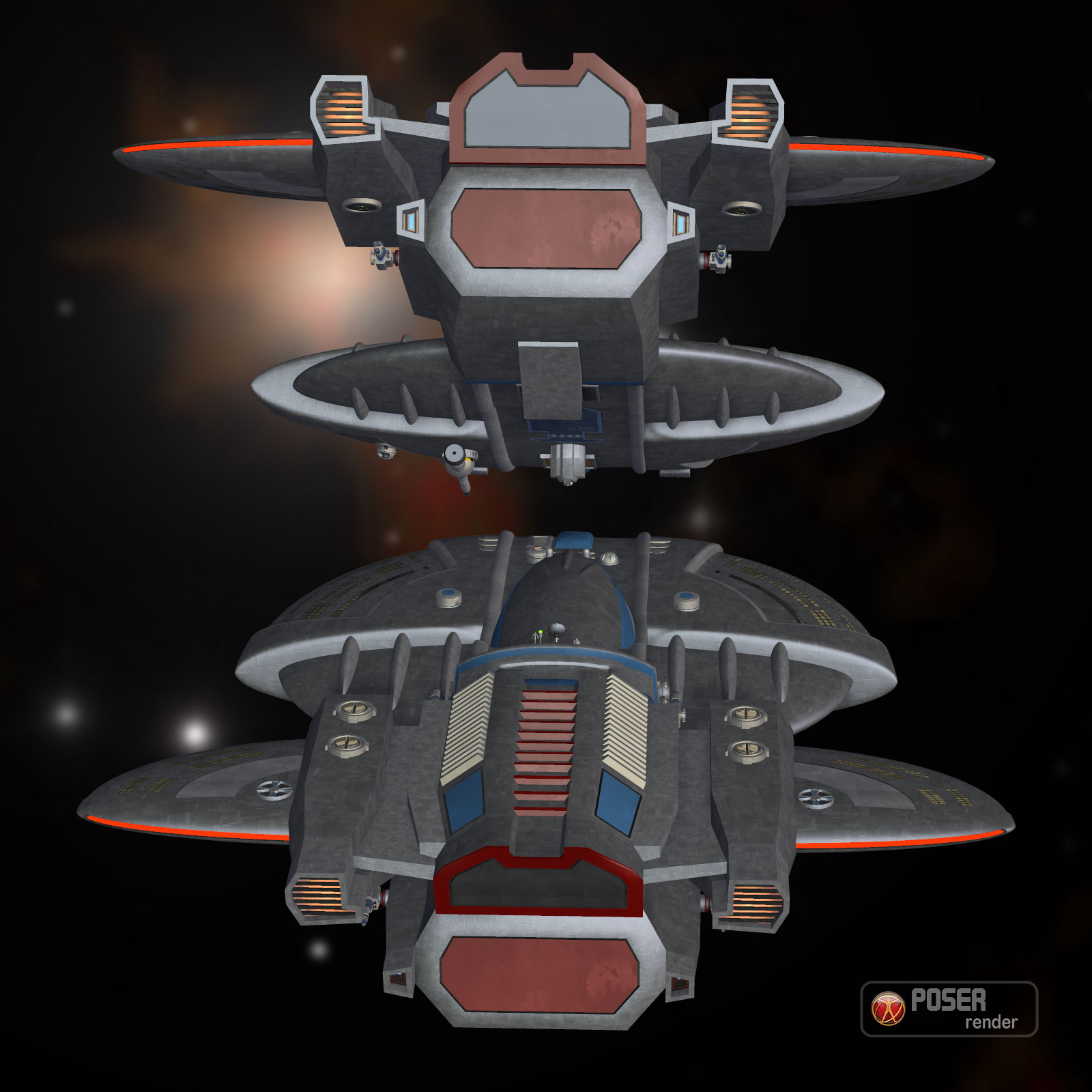 Sci-Fi Craft Hadenman Cruiser by N/A