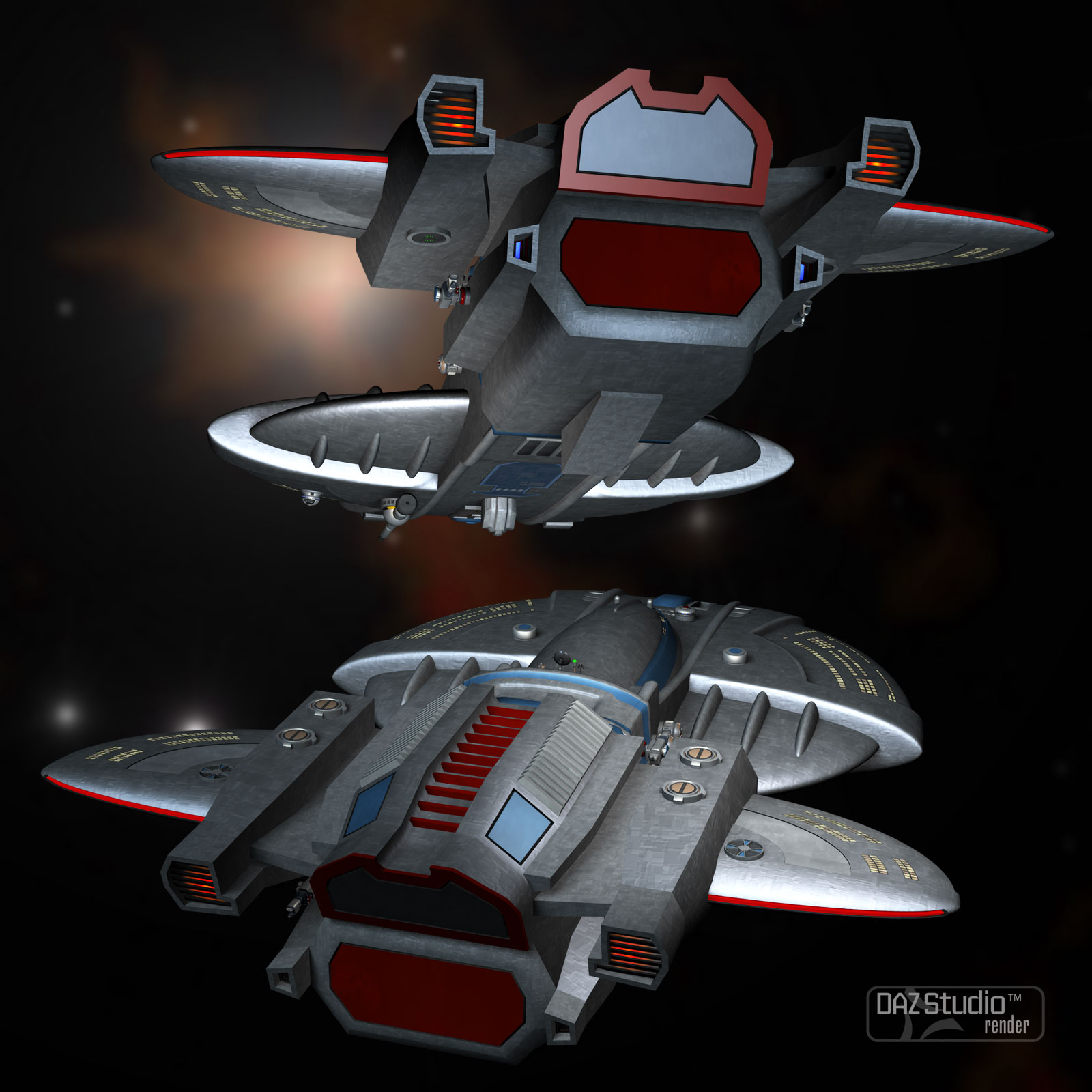 Sci-Fi Craft Hadenman Cruiser by N/A