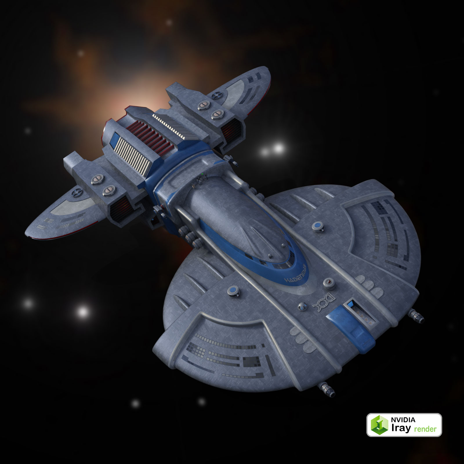 Sci-Fi Craft Hadenman Cruiser by N/A