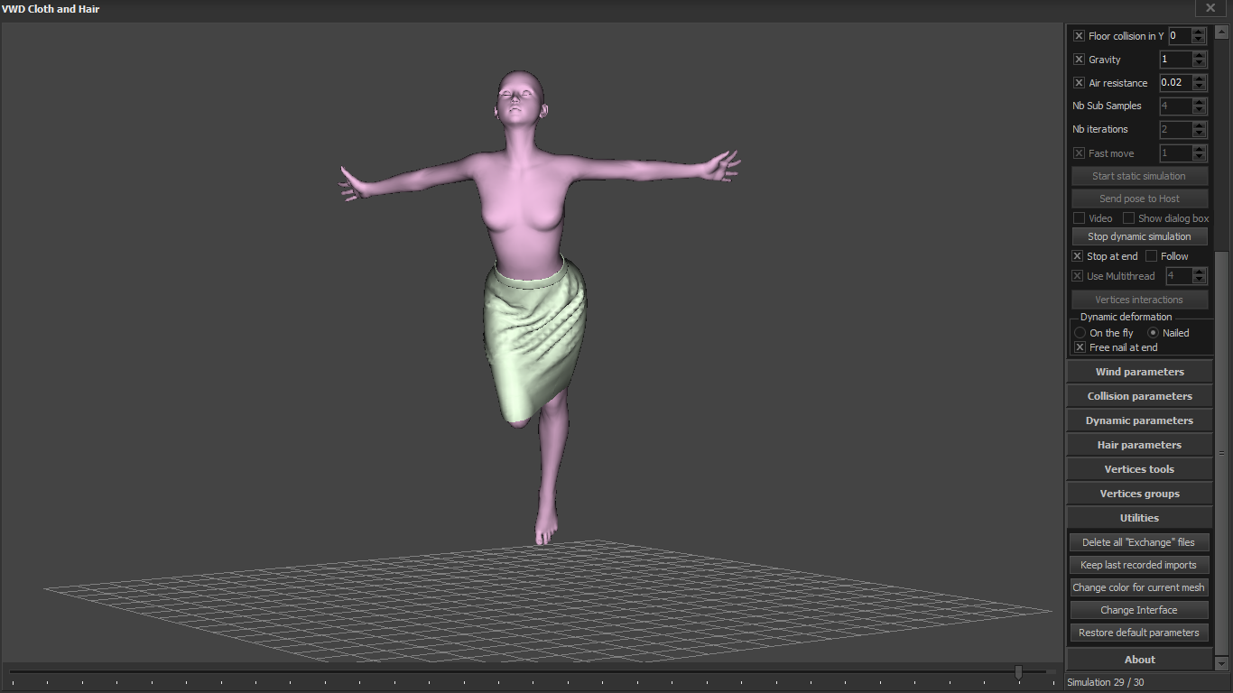 Daz Studio bridge for VWD Cloth and Hair by N/A