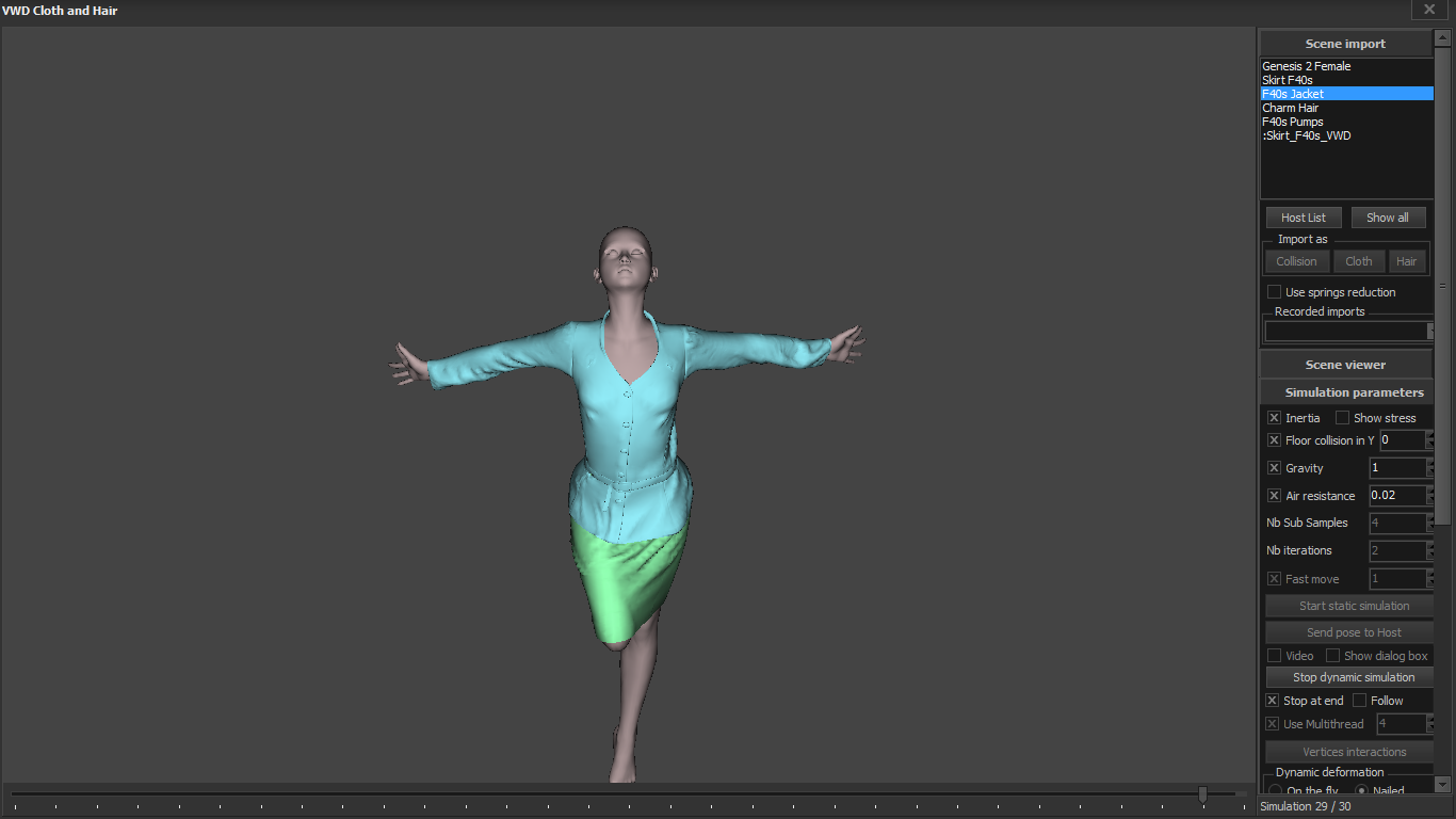 Daz Studio bridge for VWD Cloth and Hair by N/A