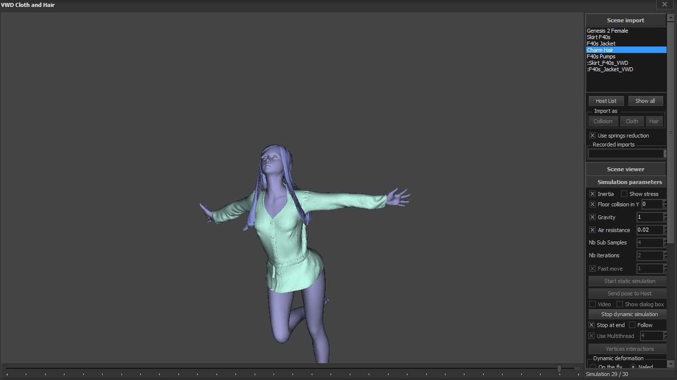 Daz Studio bridge for VWD Cloth and Hair by N/A