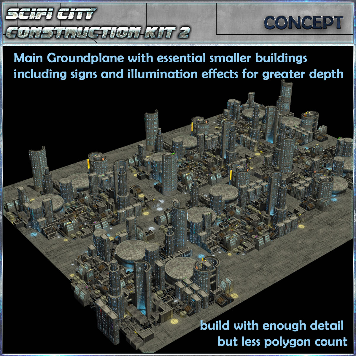 SciFi City Construction Set 2 by N/A