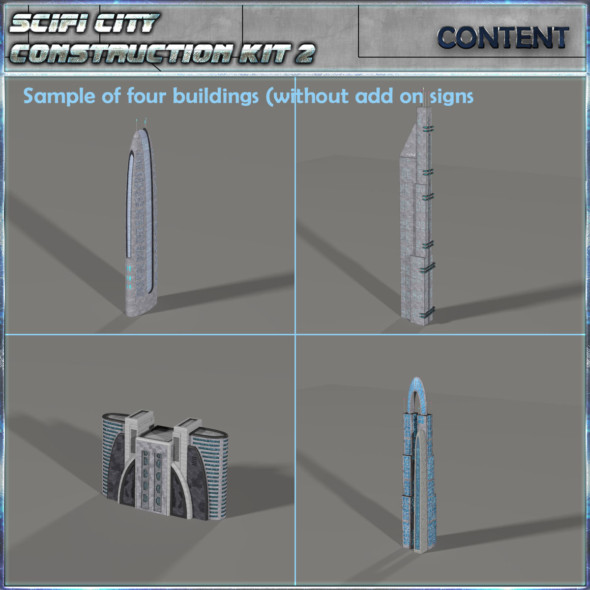 SciFi City Construction Set 2 by N/A