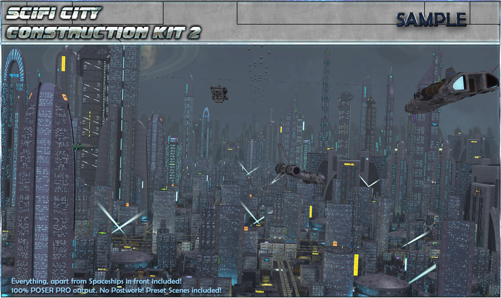 SciFi City Construction Set 2 by N/A