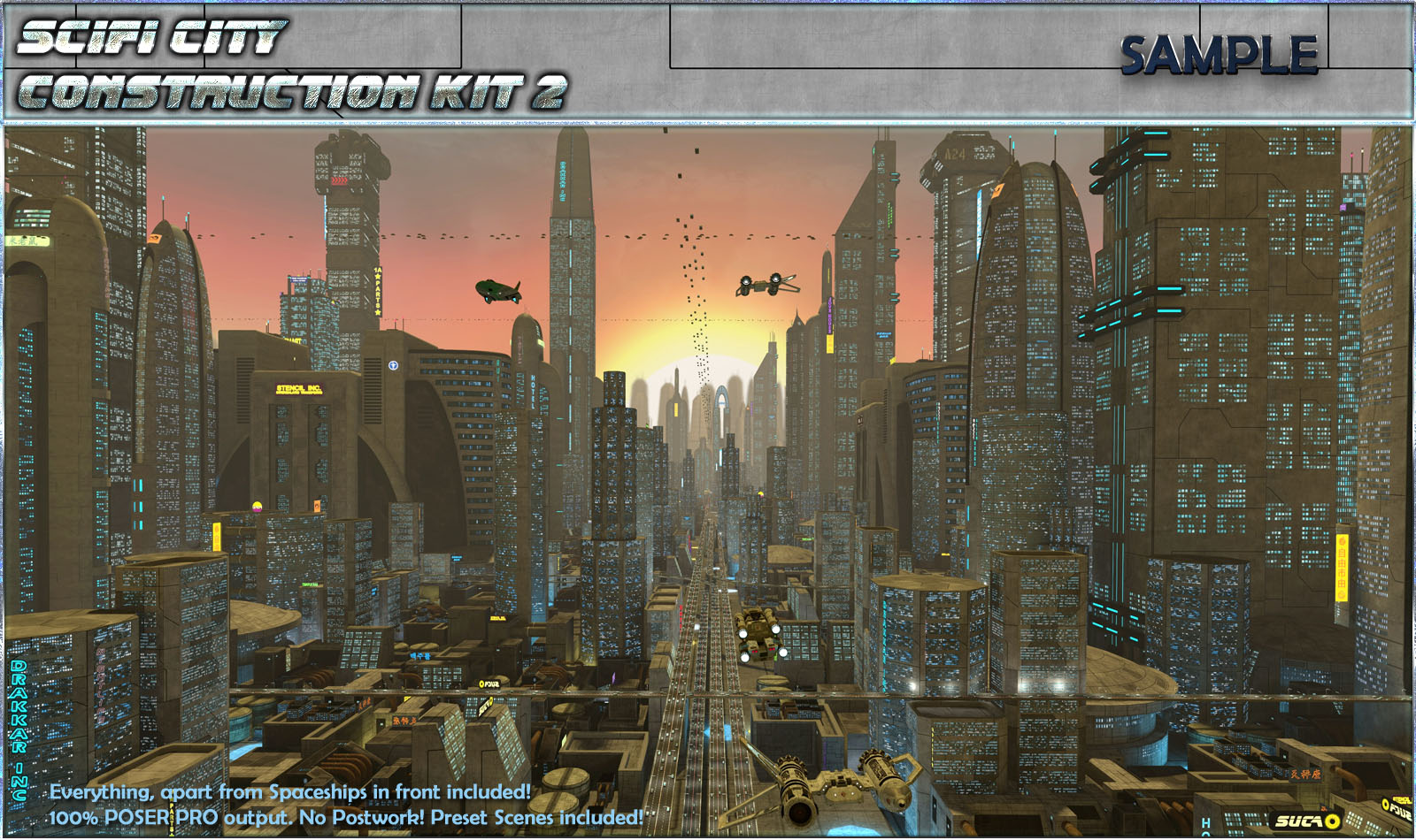 SciFi City Construction Set 2 by N/A