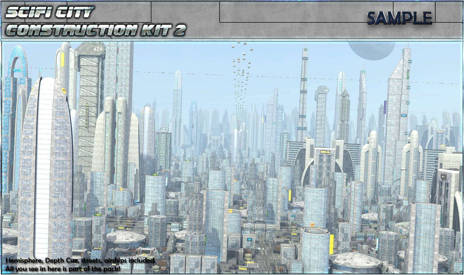 SciFi City Construction Set 2 by N/A