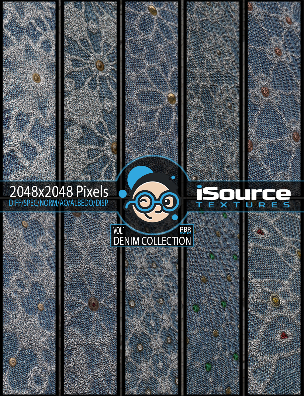 Demin Collection - Vol1 (PBR Textures) by N/A