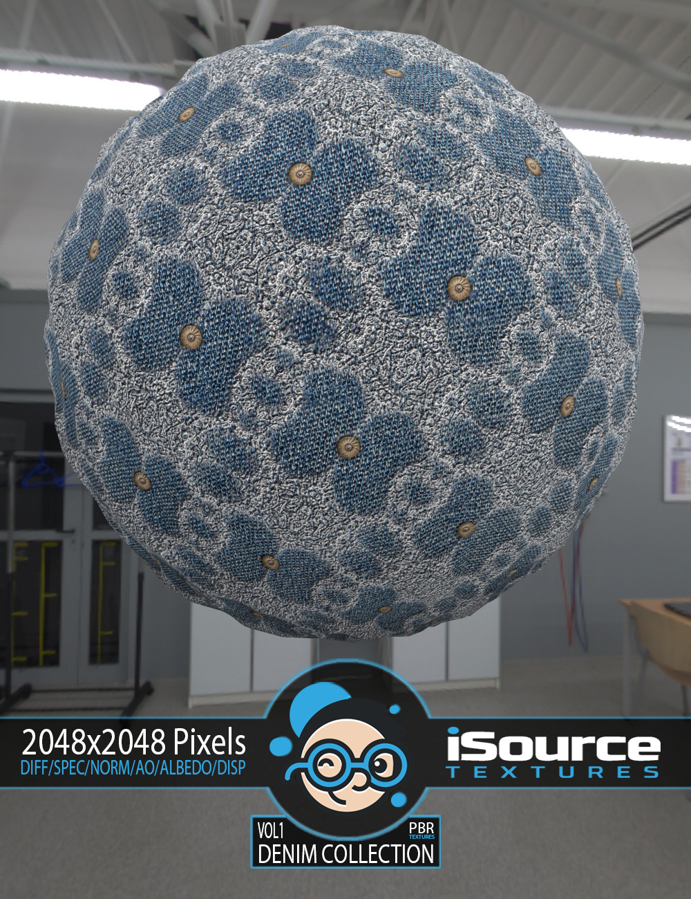 Demin Collection - Vol1 (PBR Textures) by N/A