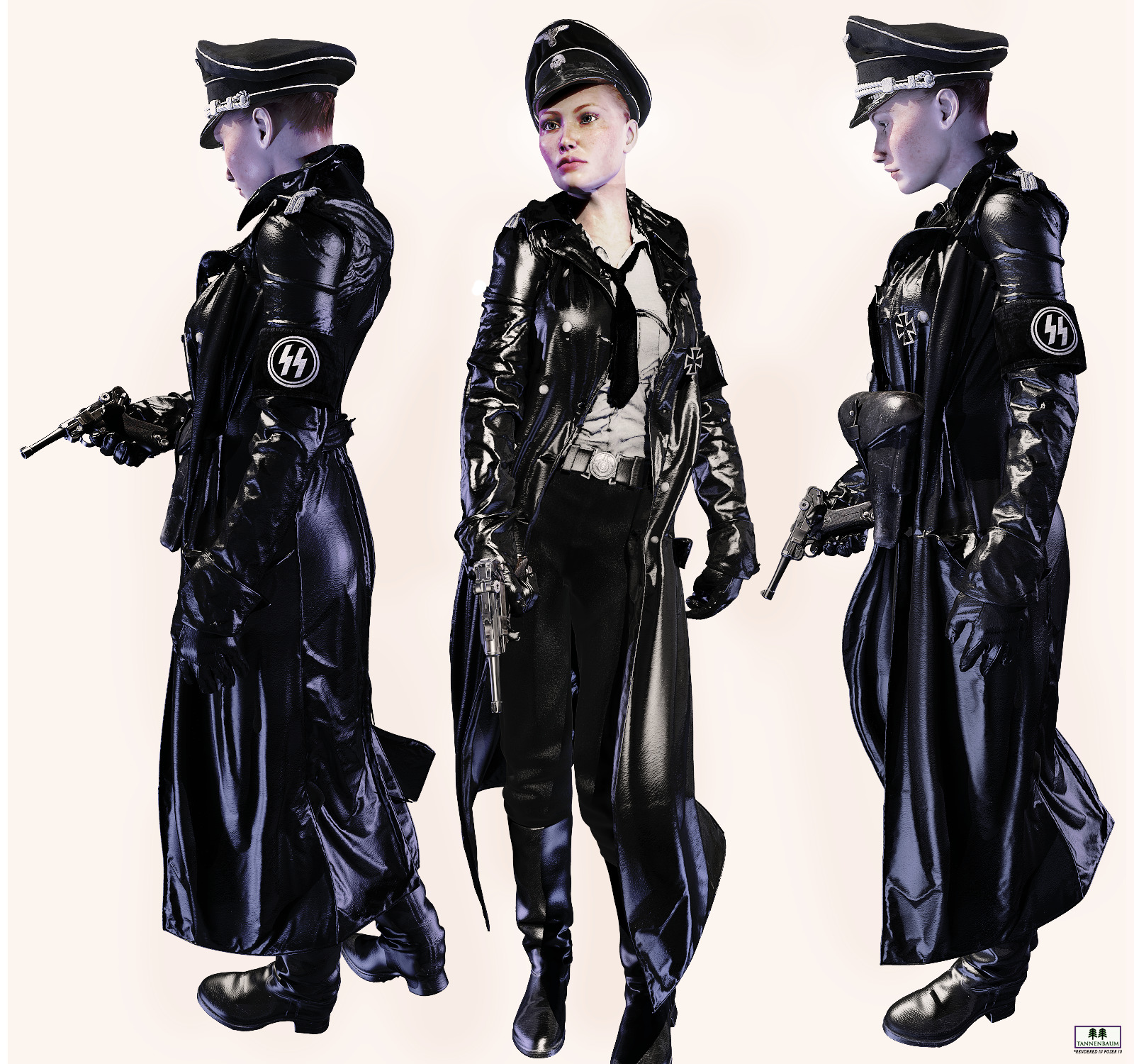 German SS Black Uniform V4 by N/A