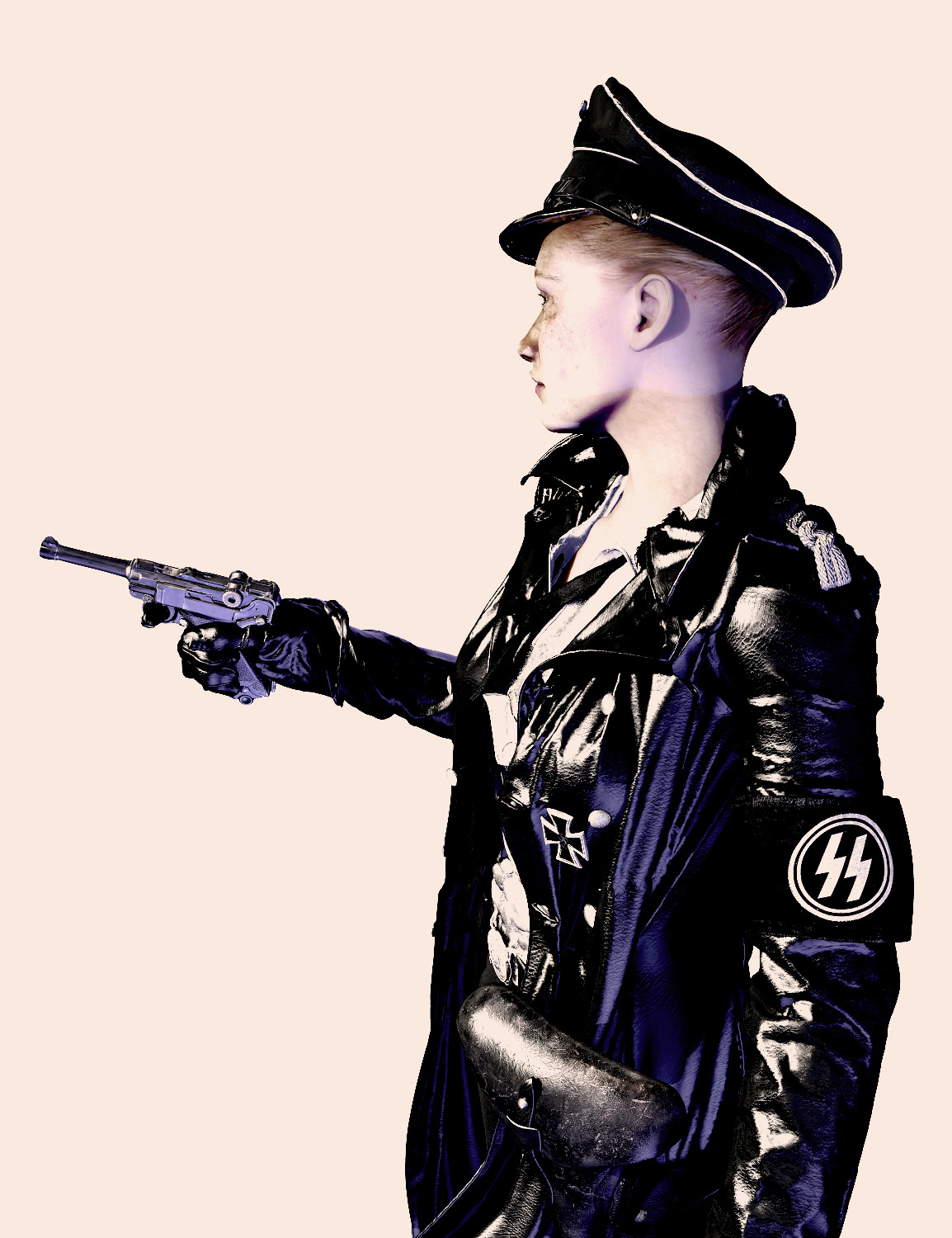 German SS Black Uniform V4 by N/A