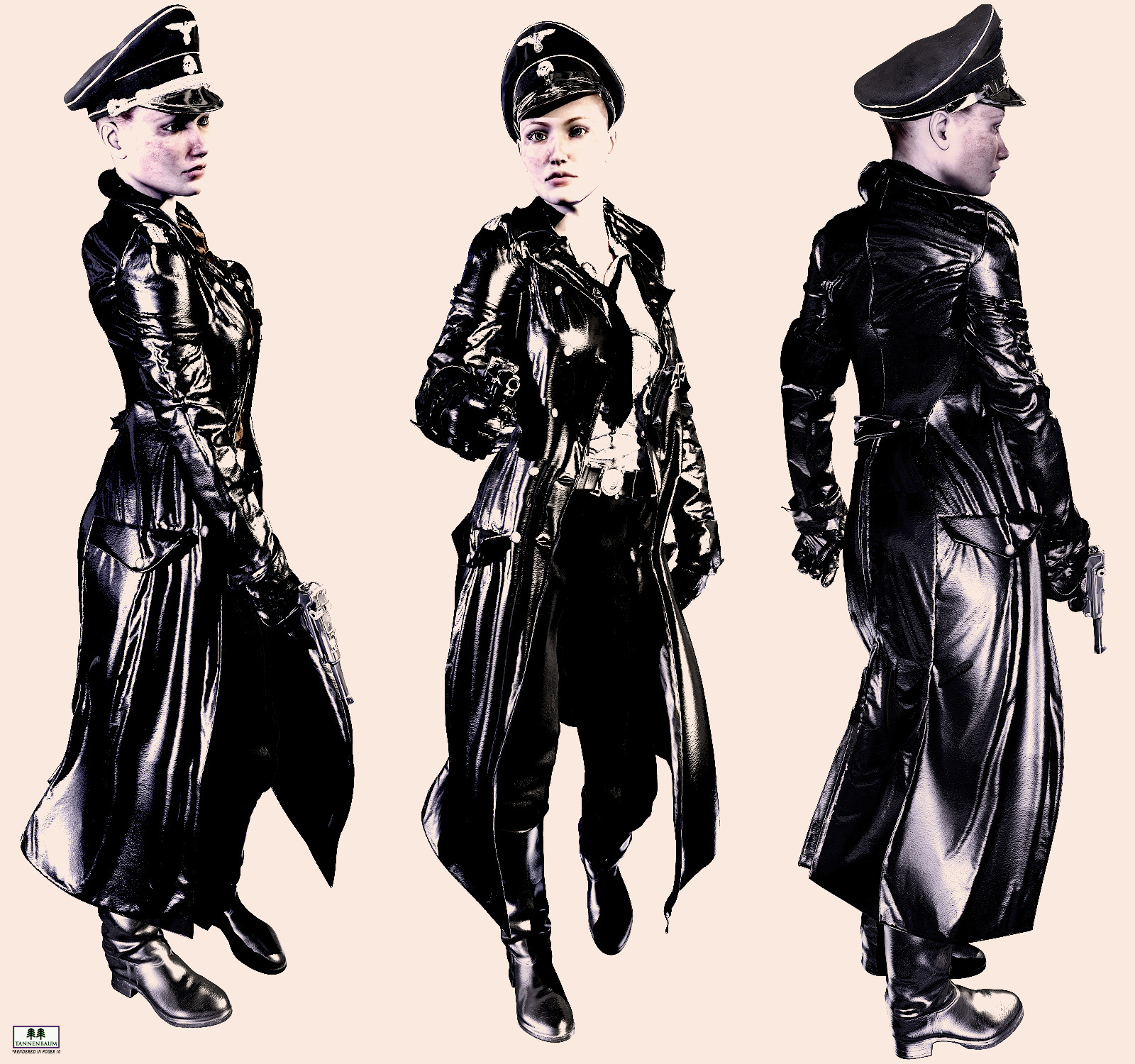German SS Black Uniform V4 by N/A