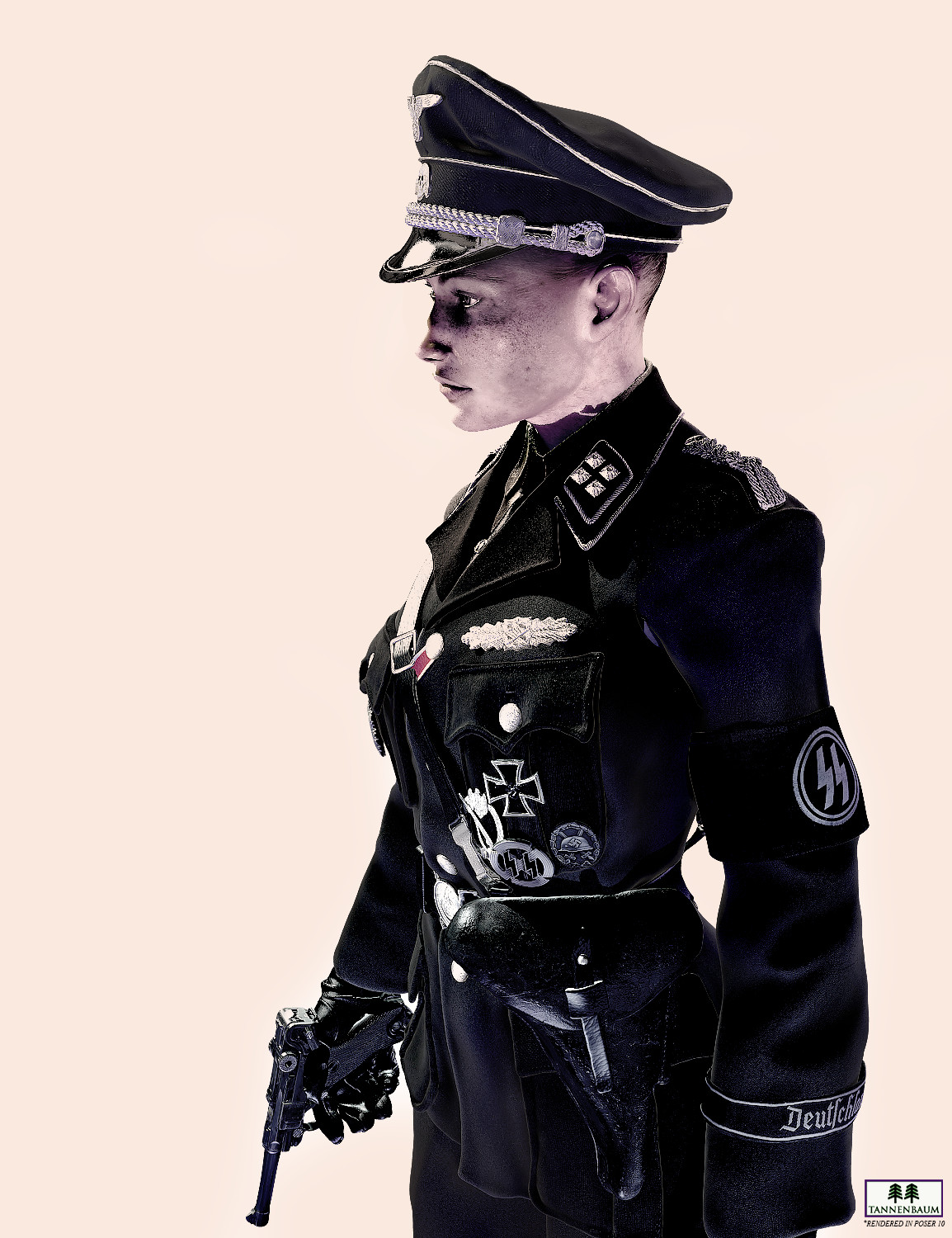 German SS Black Uniform V4 by N/A