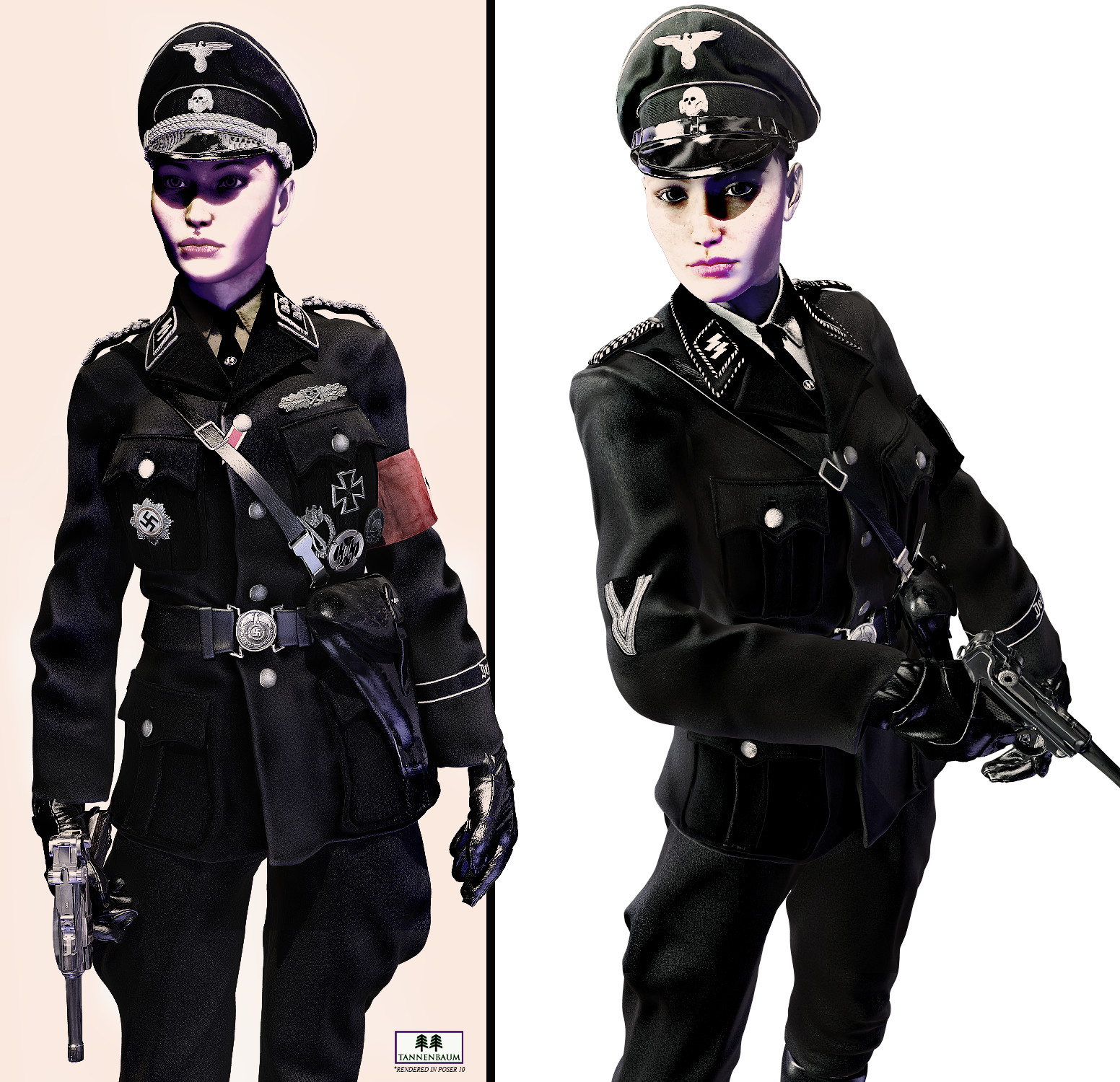 German SS Black Uniform V4 by N/A
