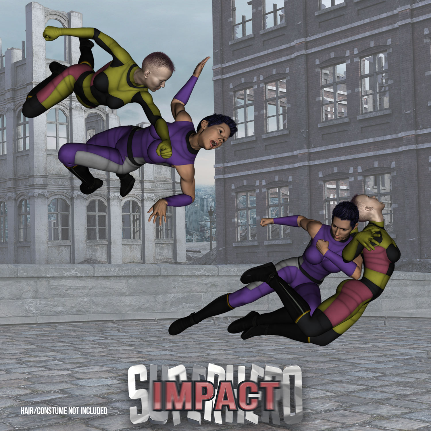 SuperHero Impact for G3F Volume 1 by N/A