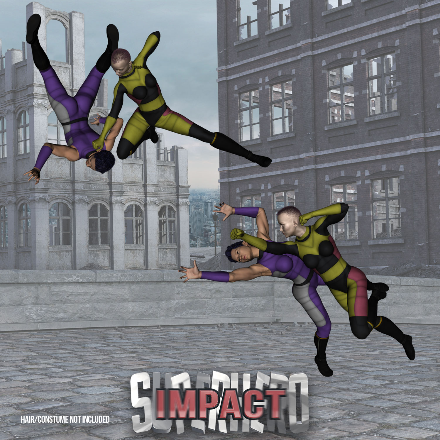 SuperHero Impact for G3F Volume 1 by N/A