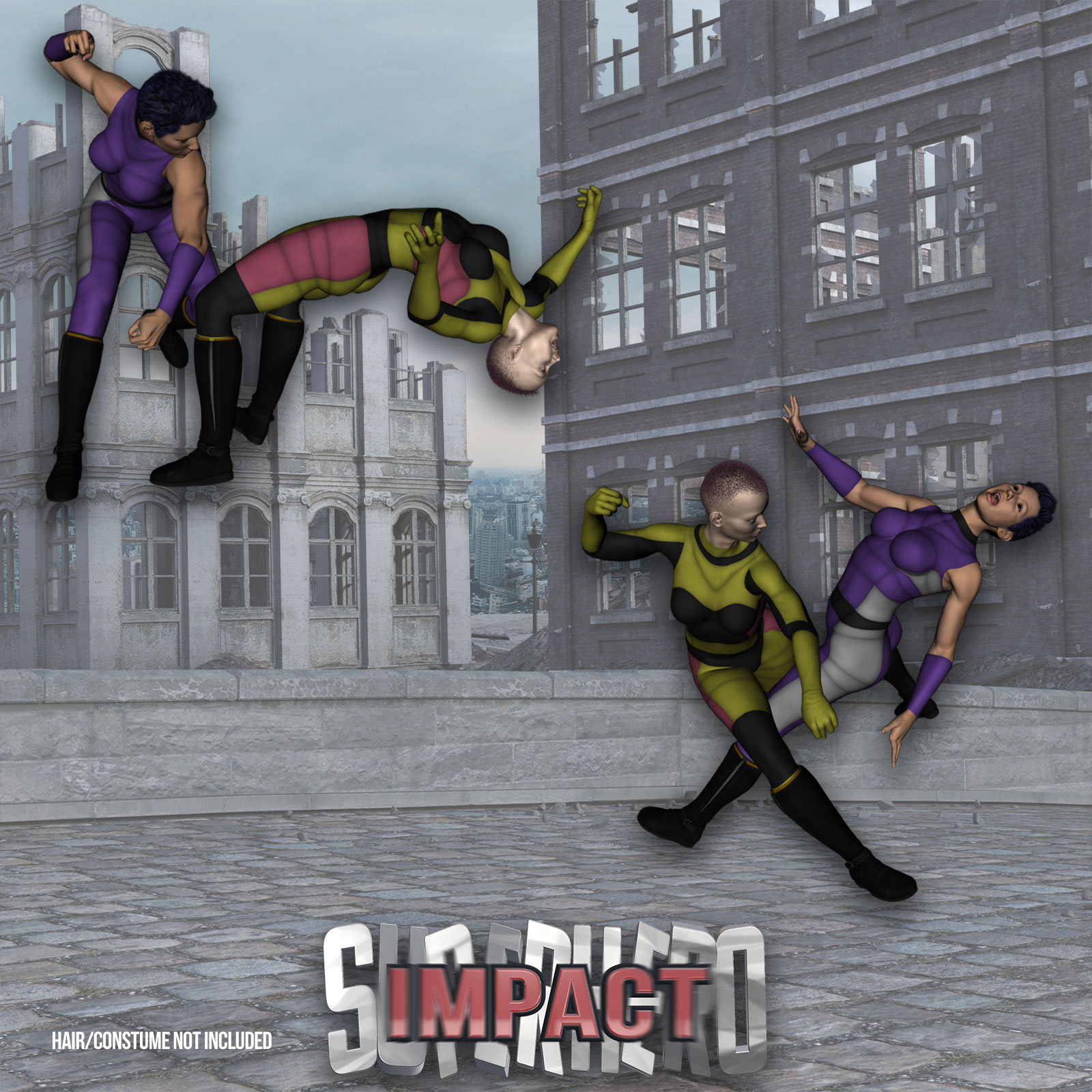 SuperHero Impact for G3F Volume 1 by N/A