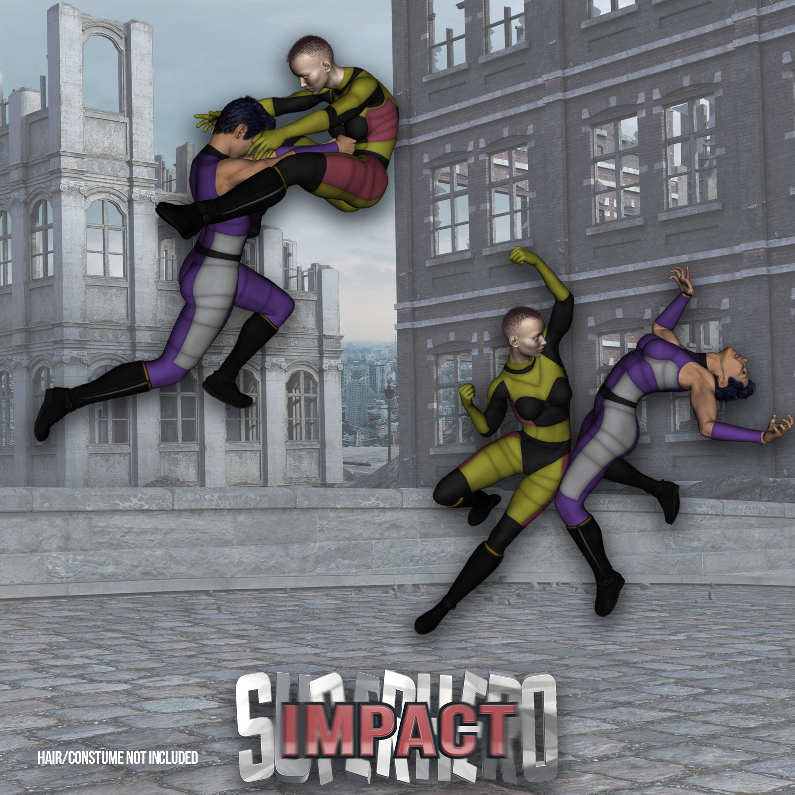SuperHero Impact for G3F Volume 1 by N/A