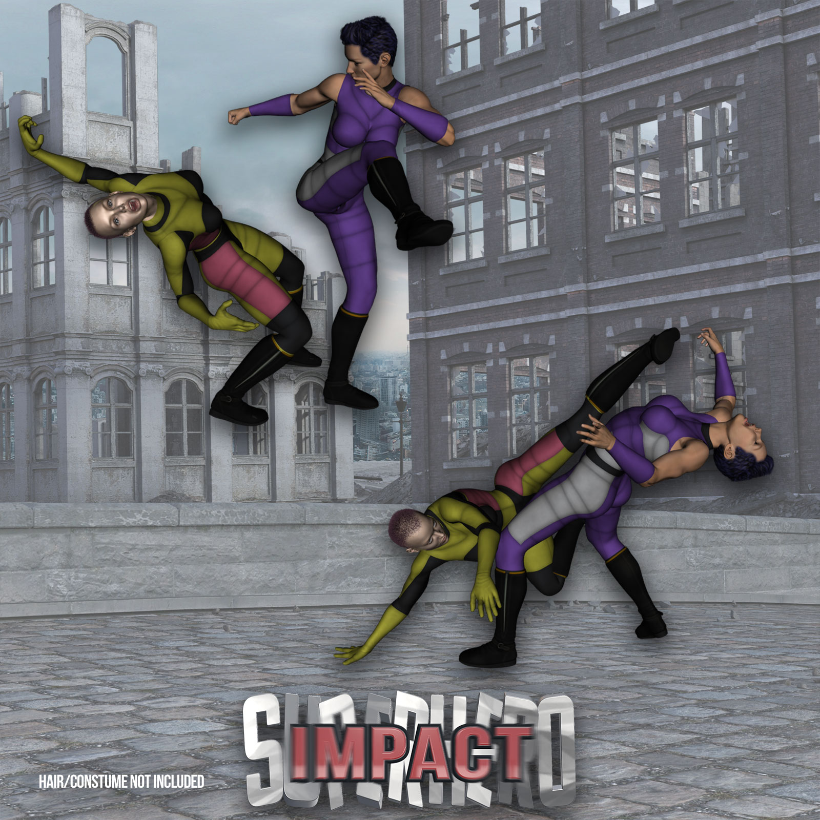 SuperHero Impact for G3F Volume 1 by N/A