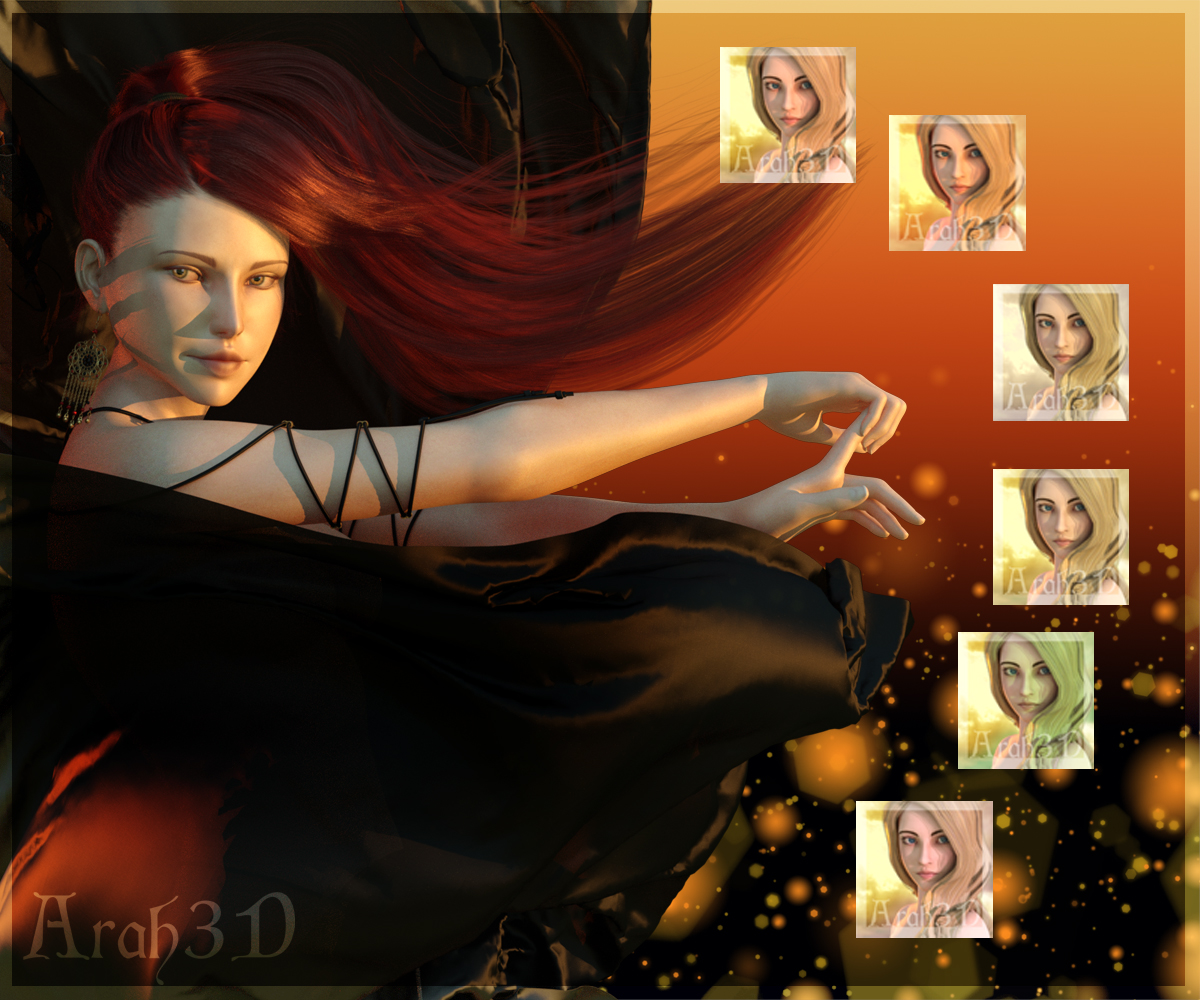 Arah3D Simply Serene Lights for DS Iray by N/A