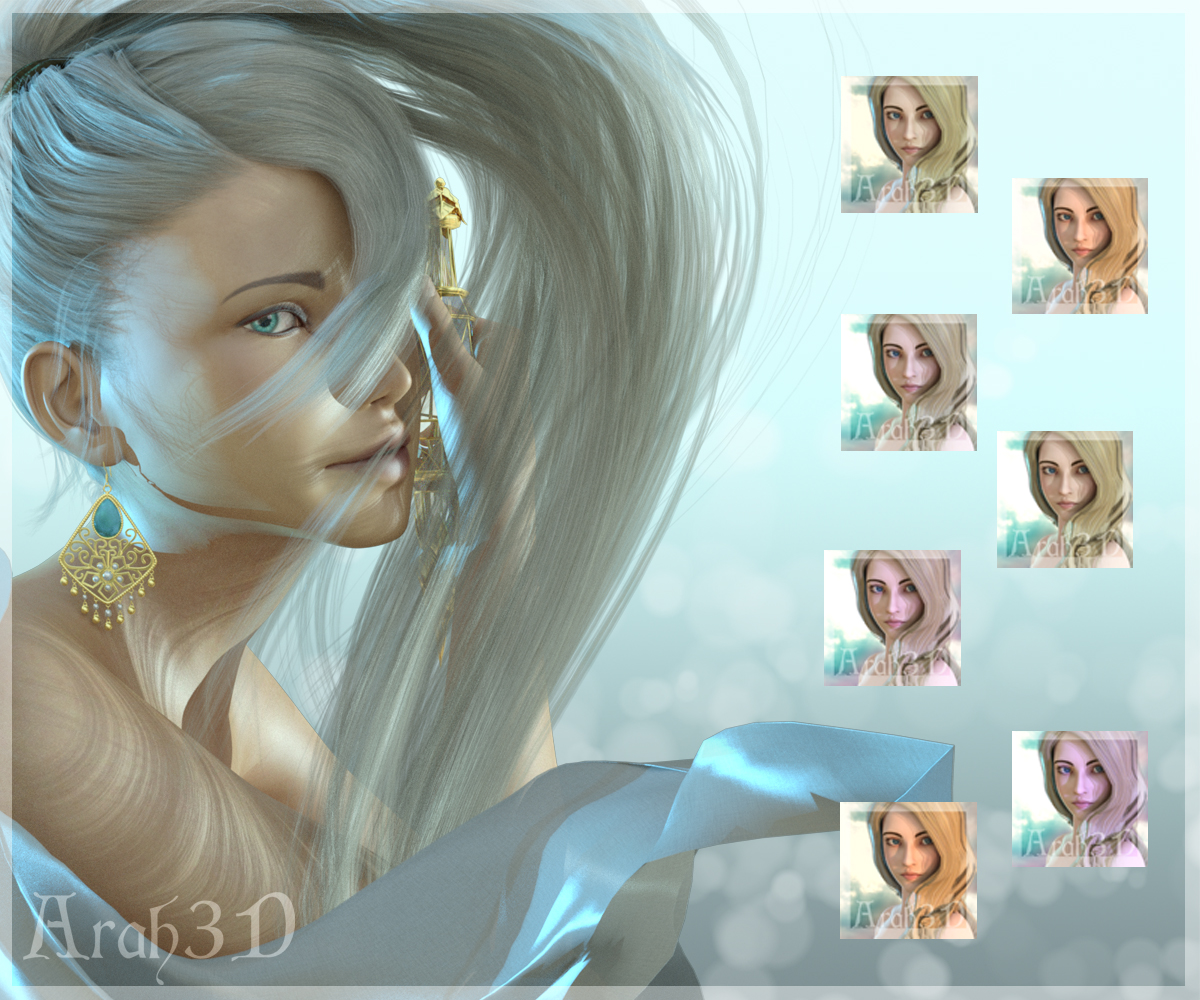 Arah3D Simply Serene Lights for DS Iray by N/A