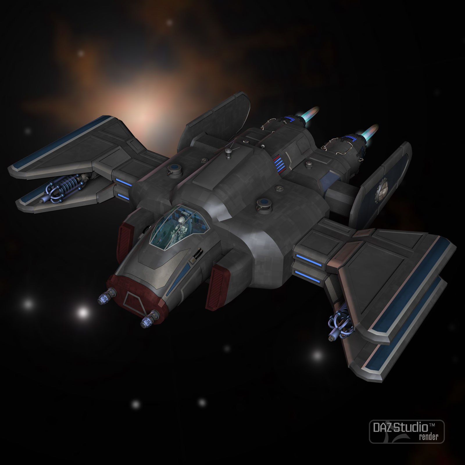 Sci-Fi Craft Hadenman Striker by N/A