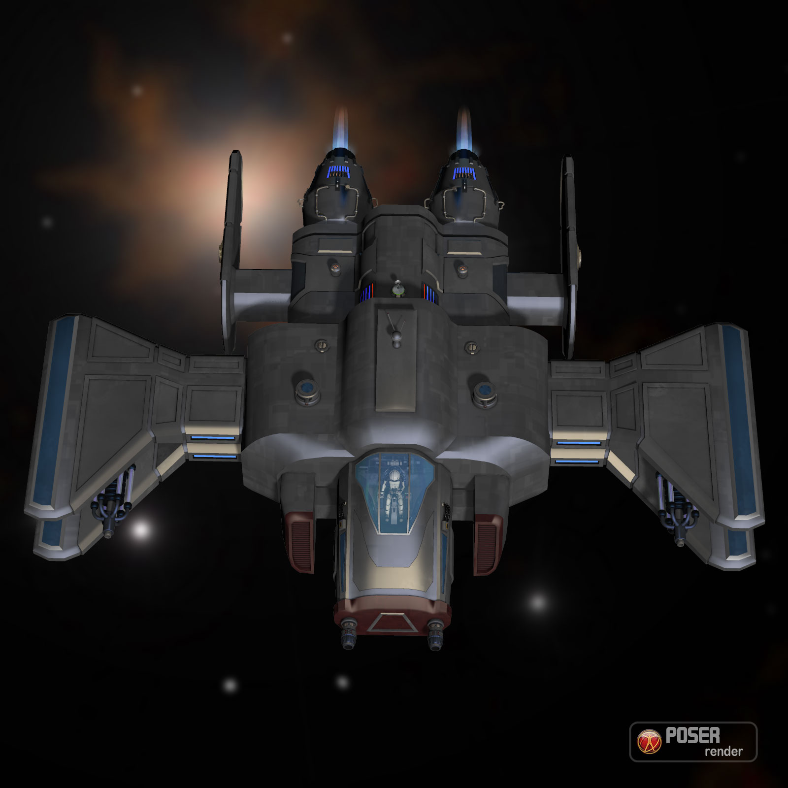 Sci-Fi Craft Hadenman Striker by N/A