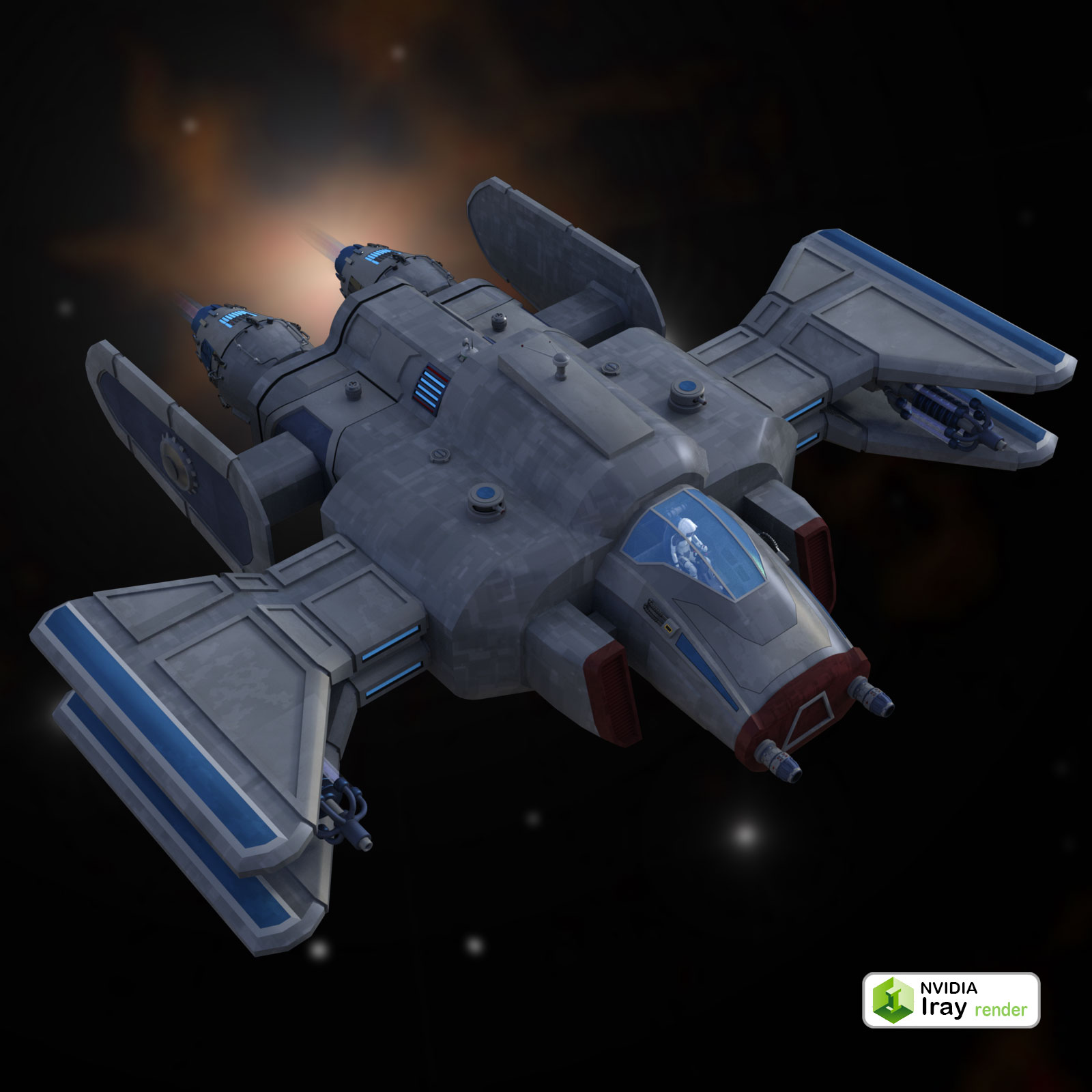 Sci-Fi Craft Hadenman Striker by N/A