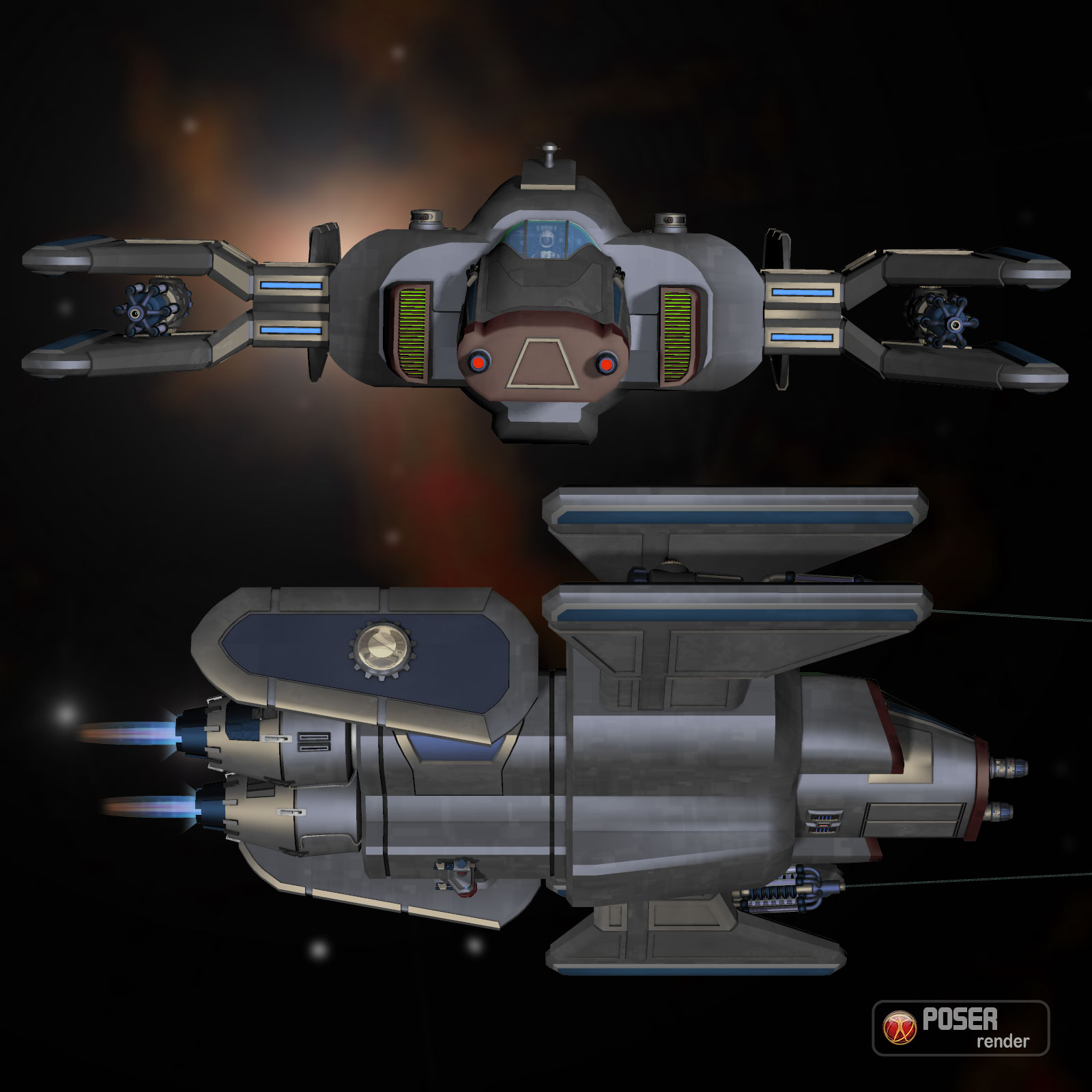 Sci-Fi Craft Hadenman Striker by N/A