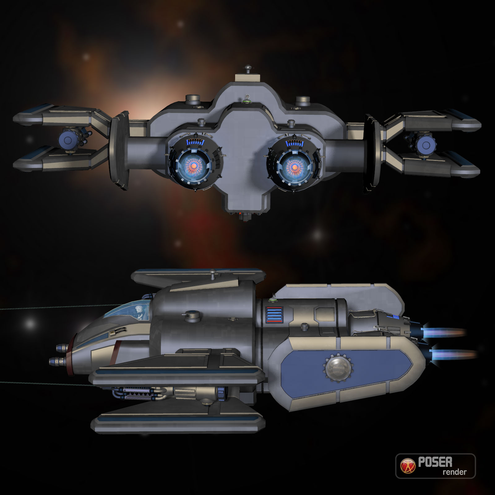 Sci-Fi Craft Hadenman Striker by N/A
