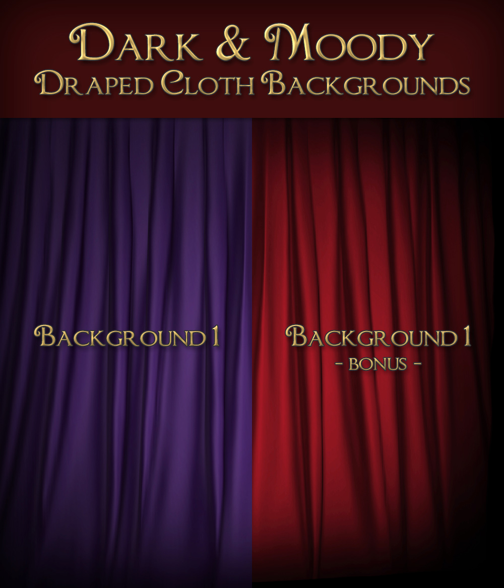 Dark and Moody Cloth Backgrounds by N/A