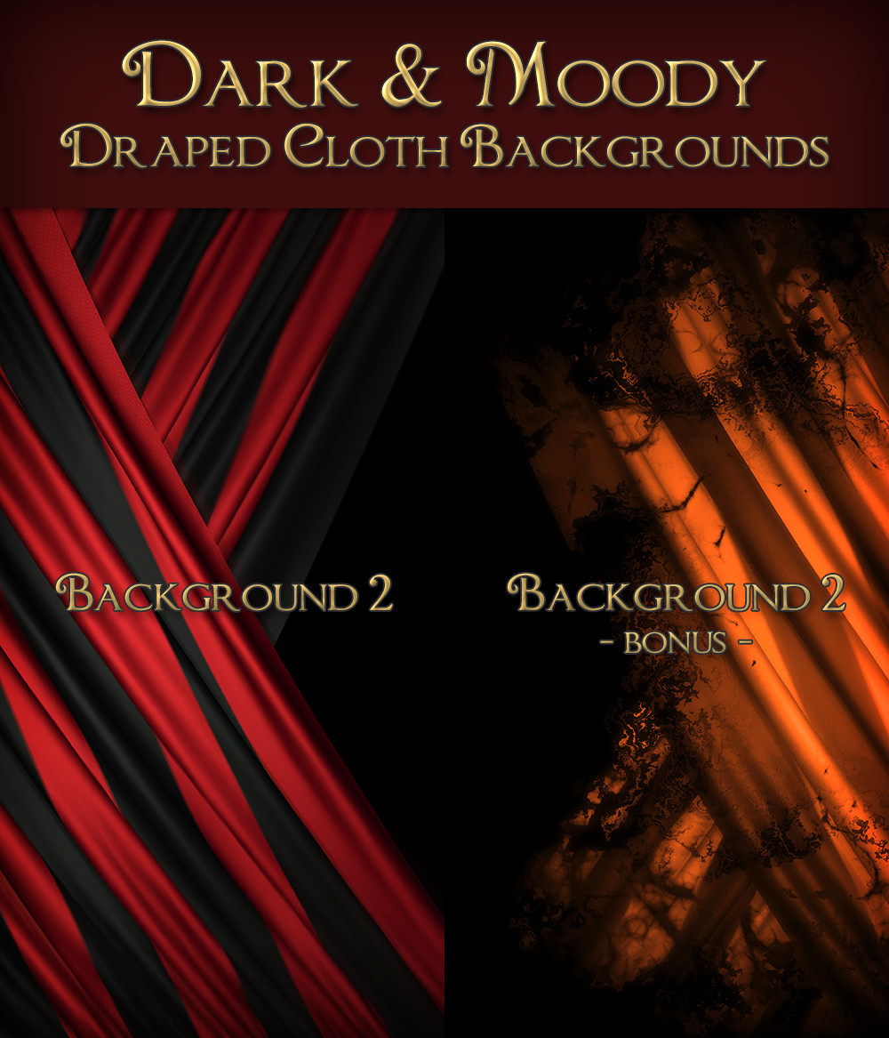 Dark and Moody Cloth Backgrounds by N/A