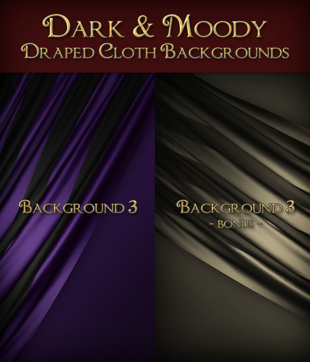 Dark and Moody Cloth Backgrounds by N/A