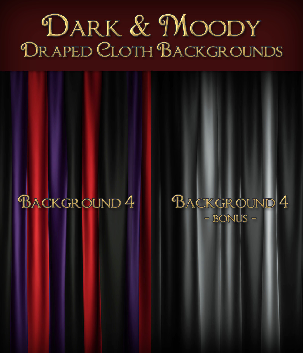 Dark and Moody Cloth Backgrounds by N/A