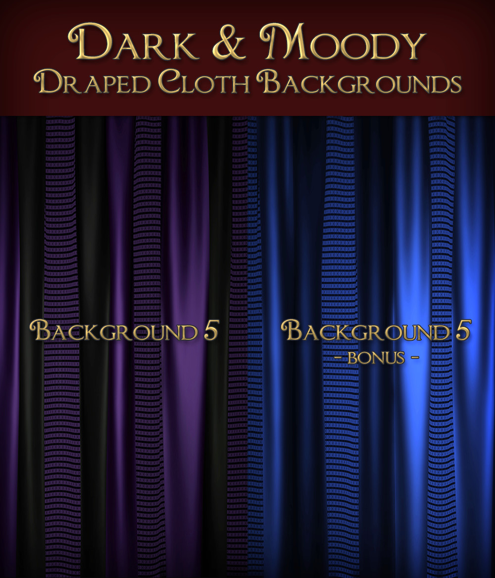 Dark and Moody Cloth Backgrounds by N/A
