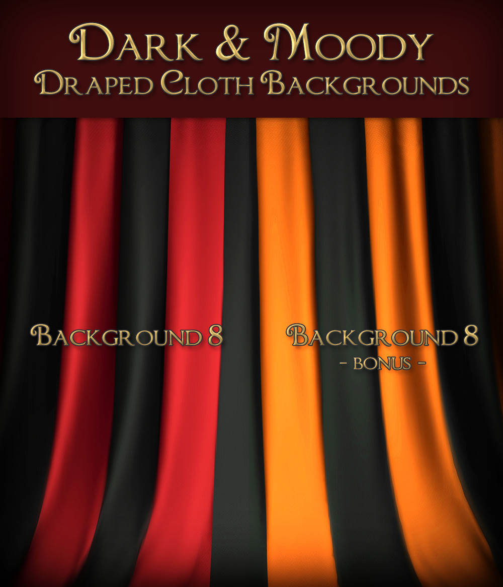 Dark and Moody Cloth Backgrounds by N/A