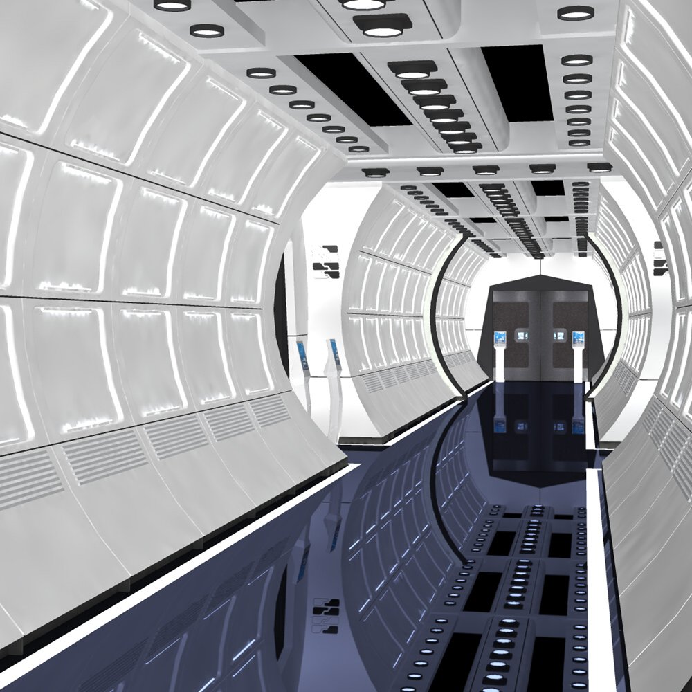 Hallways XI for Poser by N/A