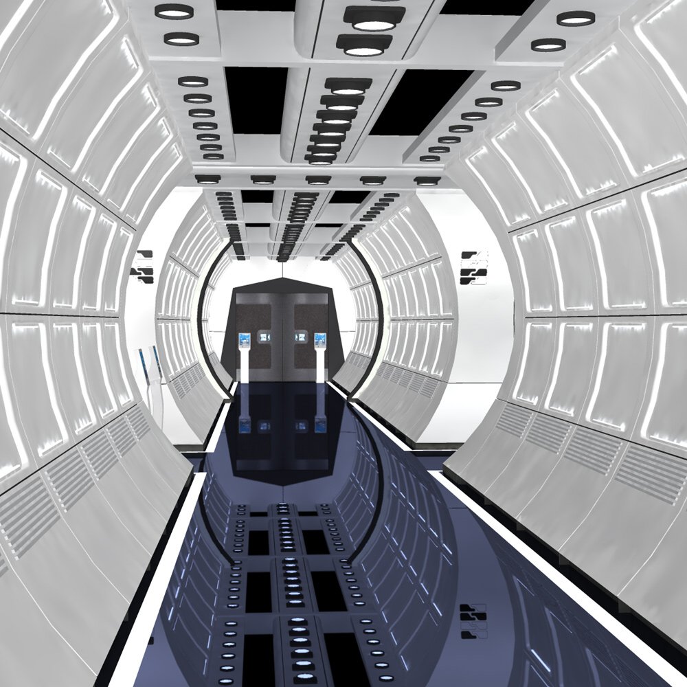 Hallways XI for Poser by N/A
