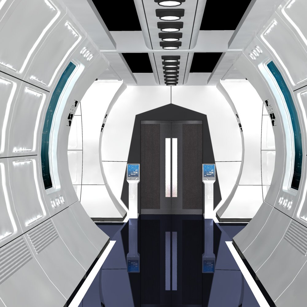 Hallways XI for Poser by N/A